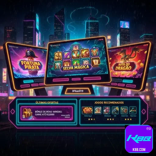 Login rápido do k8b.com no celular